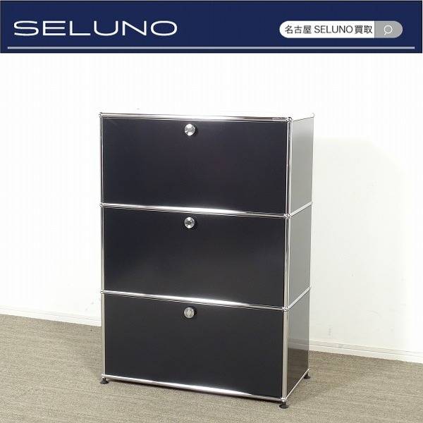 USM Haller USMハラー 3段キャビネット ドロップダウンドア×3 入荷しました！！