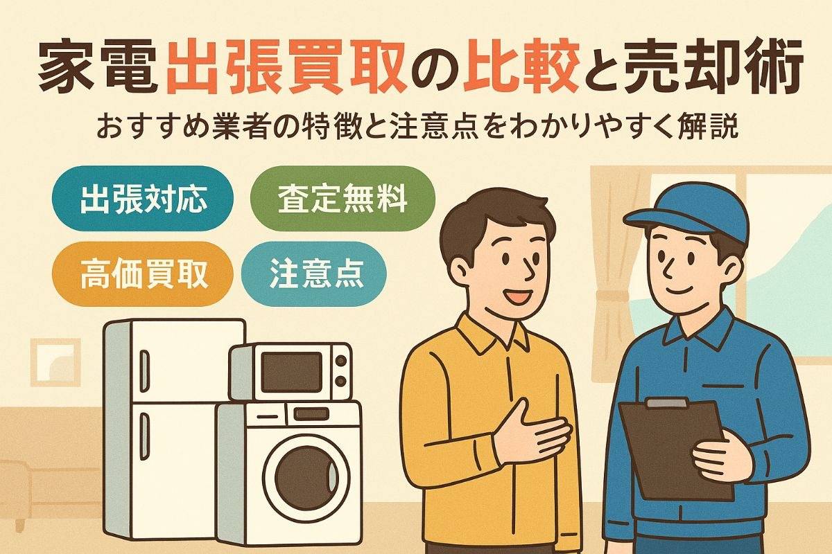 家電の出張買取でおすすめ業者比較と高額査定を実現する方法ガイド