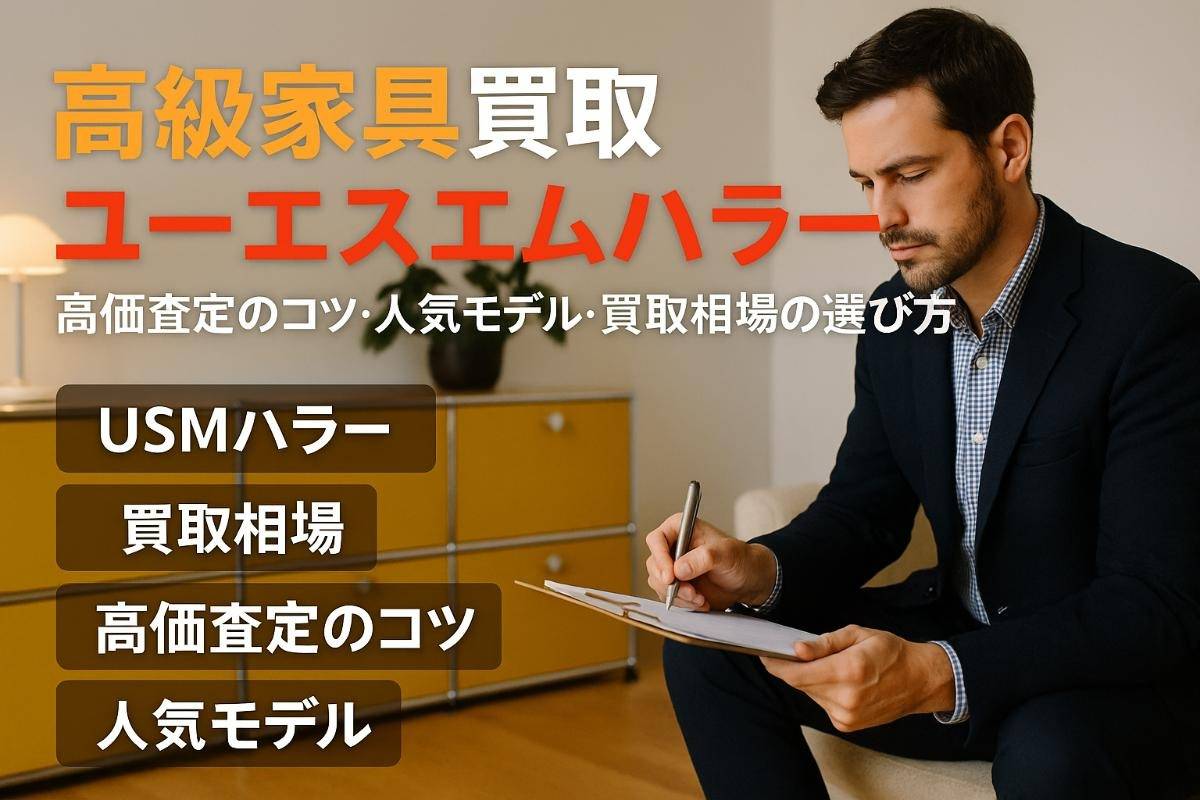 高級家具買取ユーエスエムハラーの相場や選び方と高価査定のコツ・人気モデル比較
