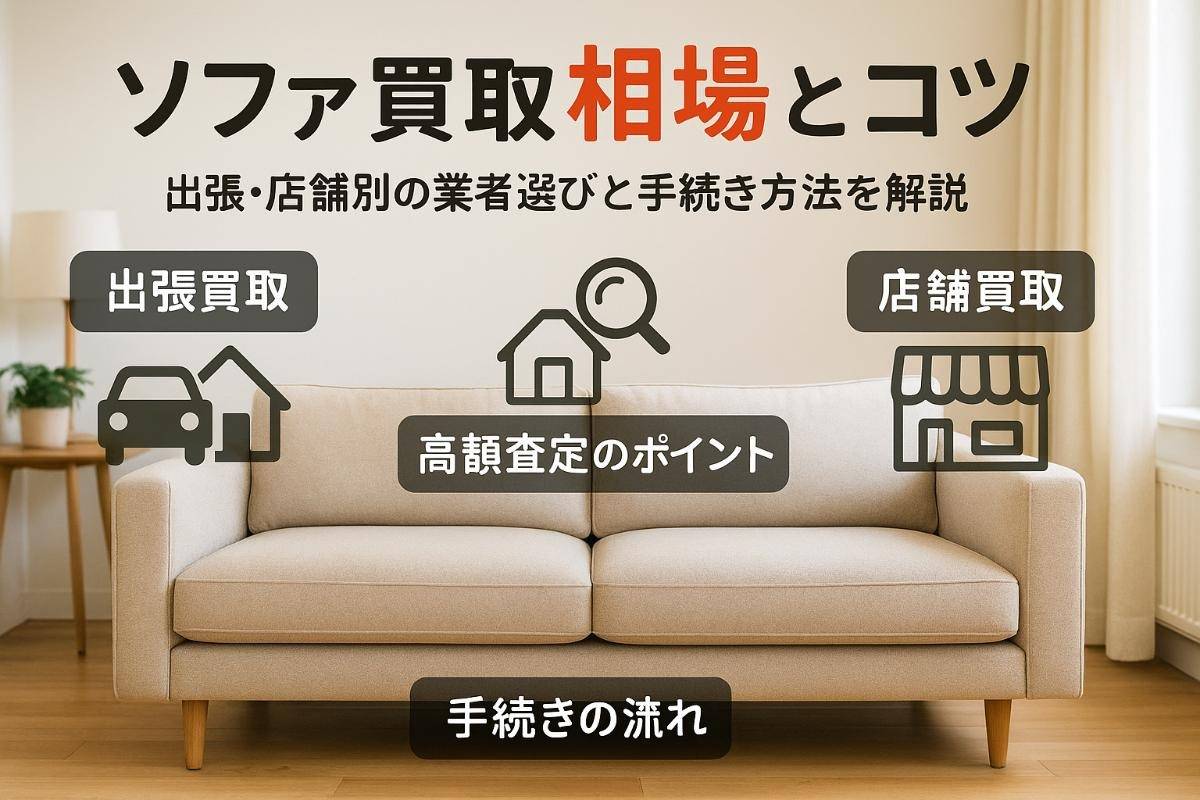 ソファ買取の相場と高く売るコツ比較！出張や店舗別おすすめ業者と手続きガイド