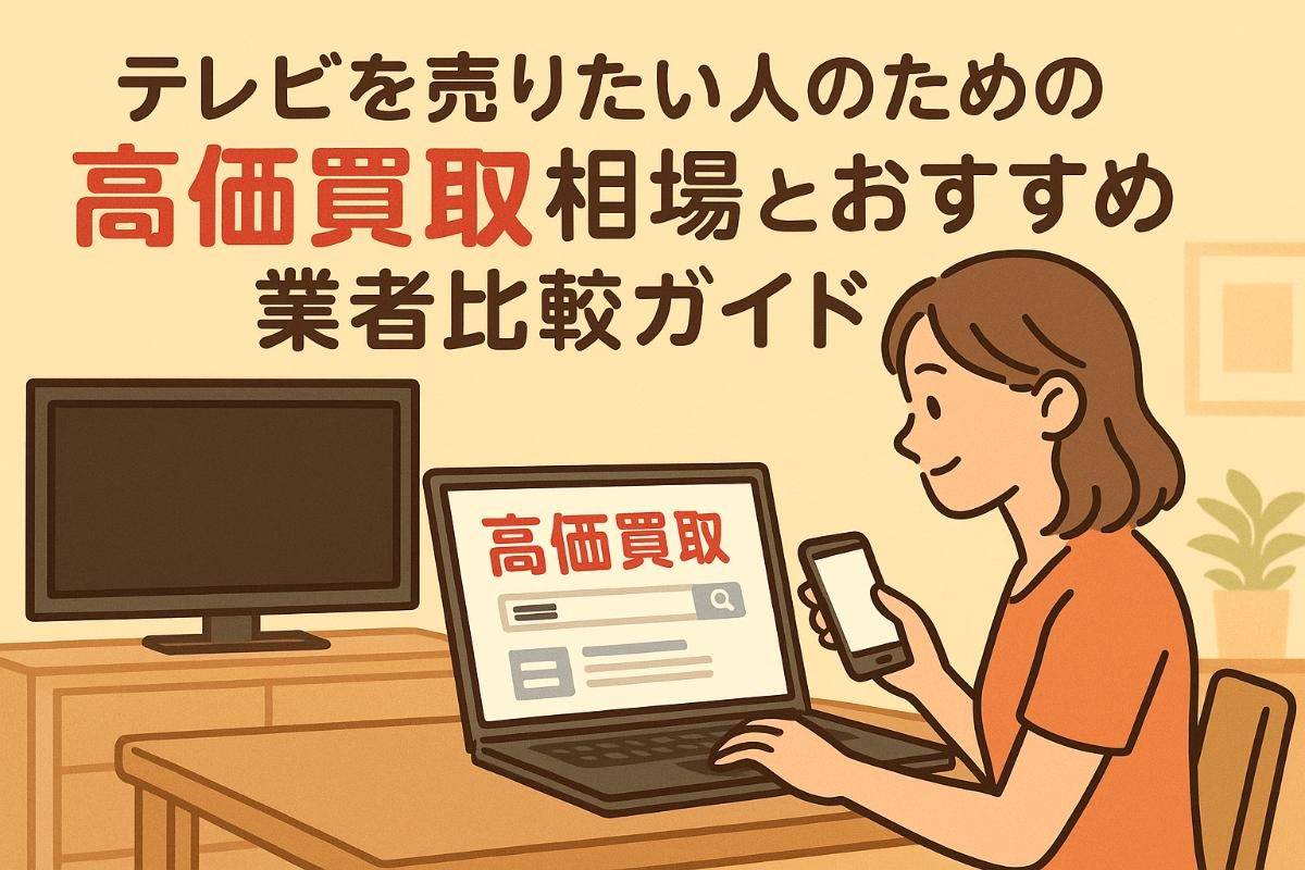 テレビを売りたい人のための高価買取相場とおすすめ業者比較ガイド