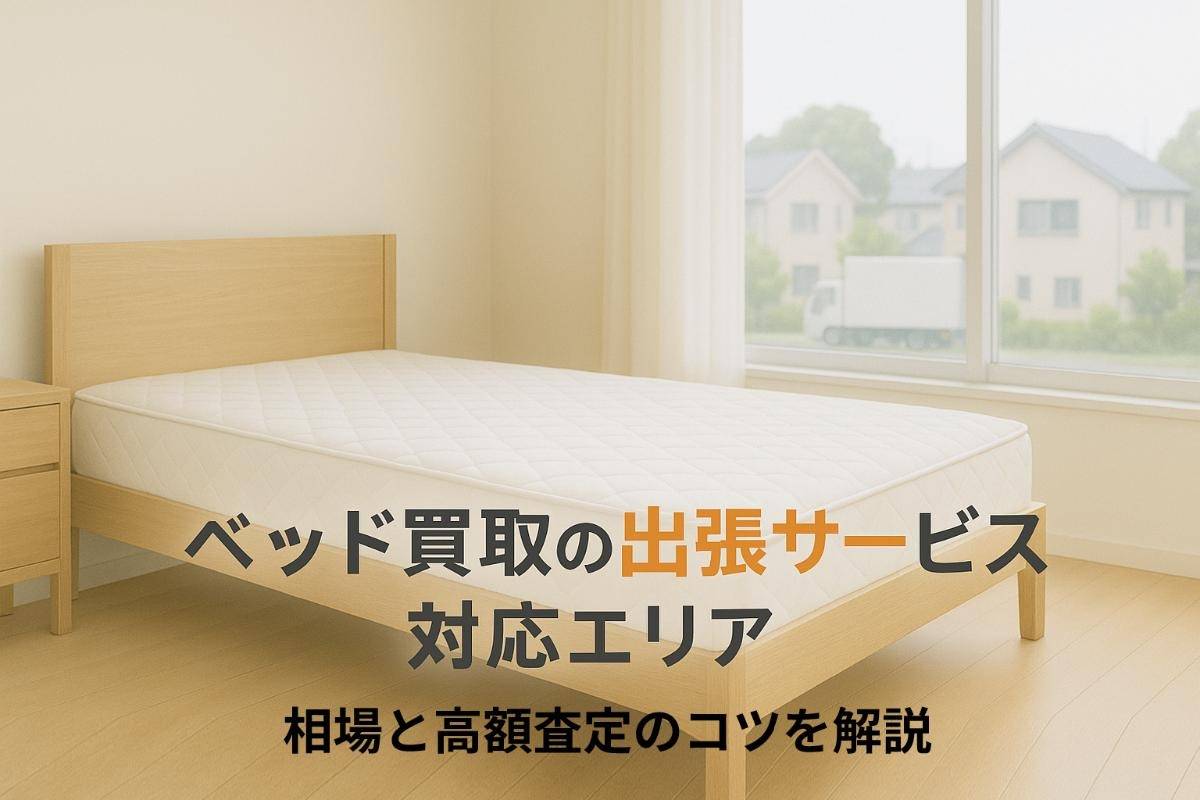 ベッド買取の出張サービス対応エリアや相場と高額査定のコツを解説