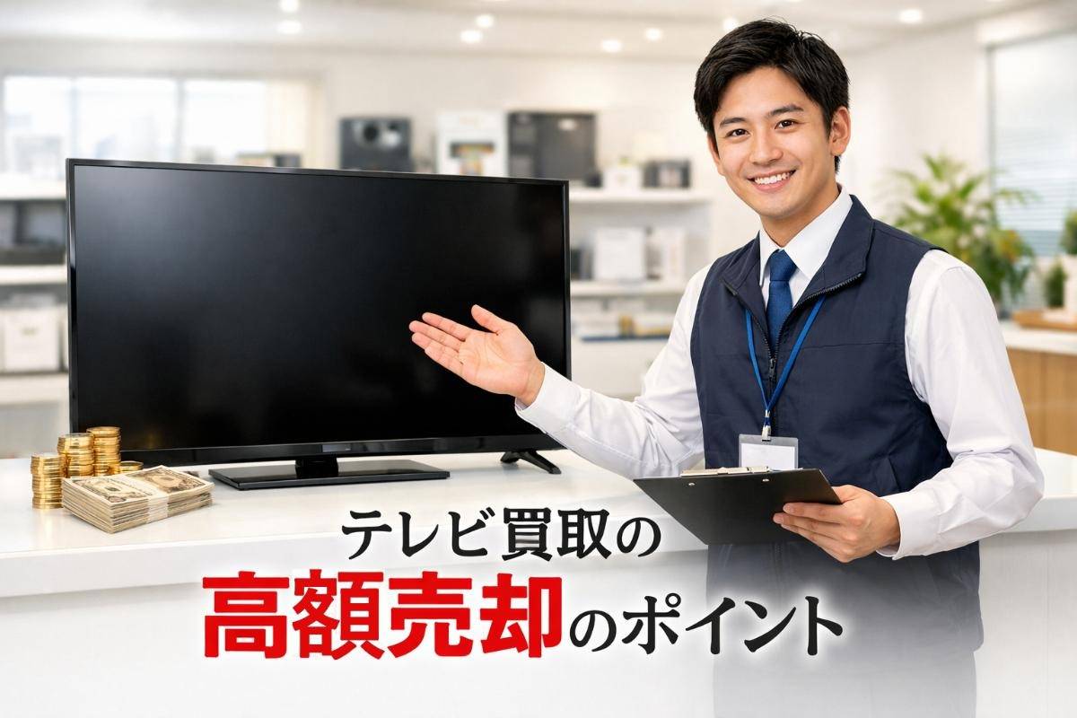 テレビ買取の基礎知識と高額売却のポイント・業者の選び方を徹底解説