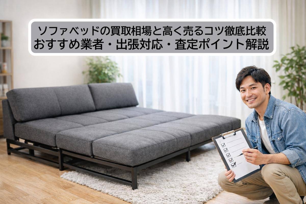 ソファベッドの買取相場と高く売るコツ徹底比較｜おすすめ業者・出張対応・査定ポイント解説