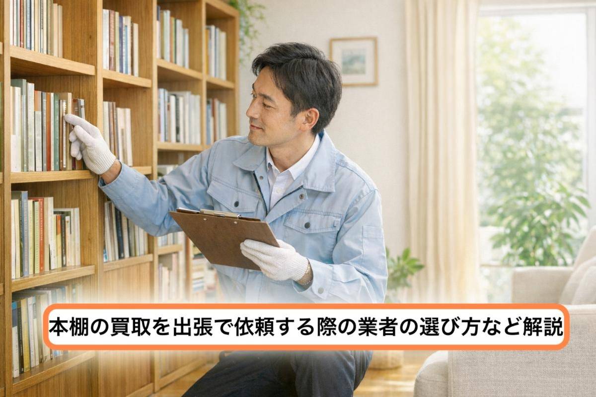 本棚の買取を出張で依頼する際の業者の選び方など解説