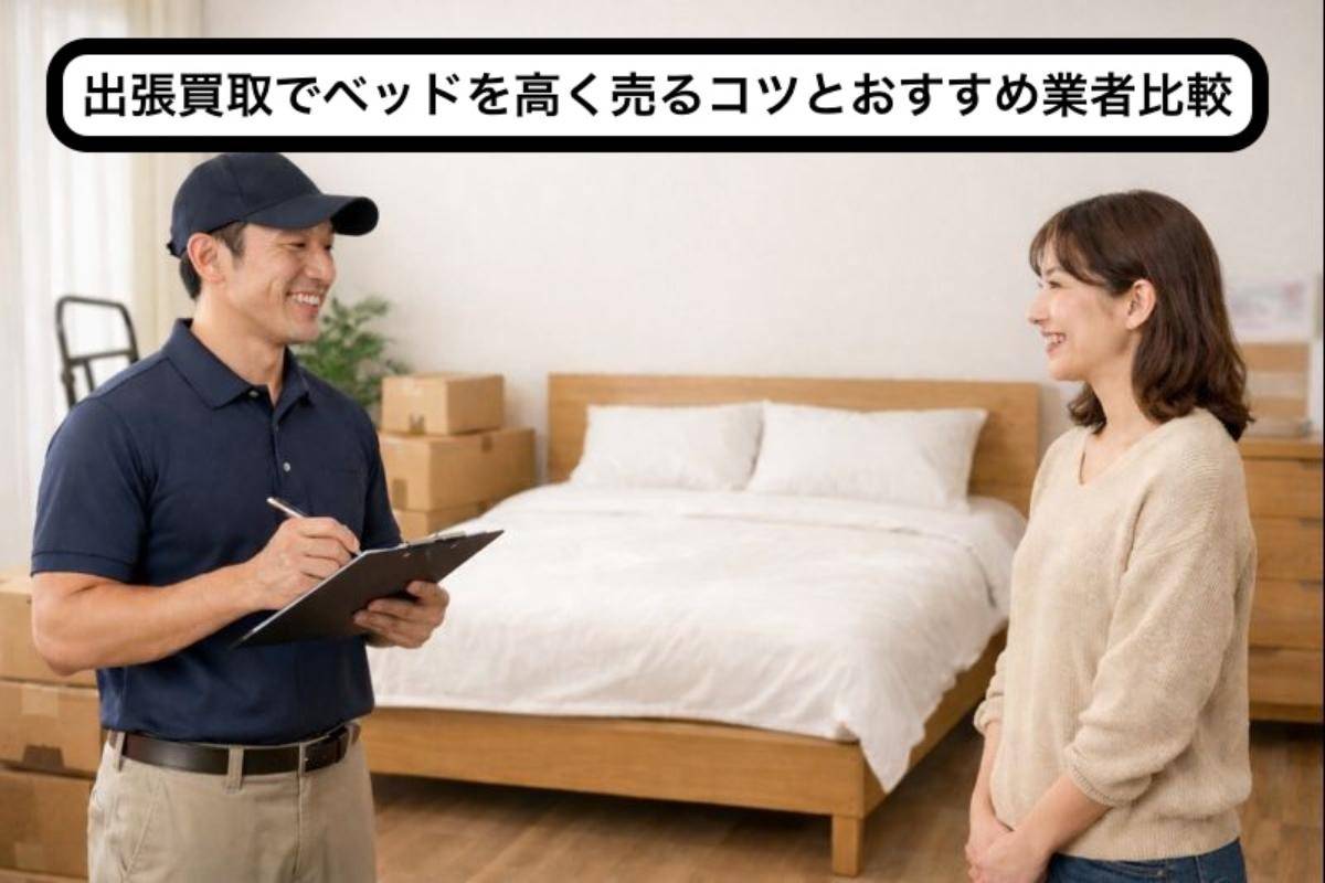 出張買取でベッドを高く売るコツとおすすめ業者比較