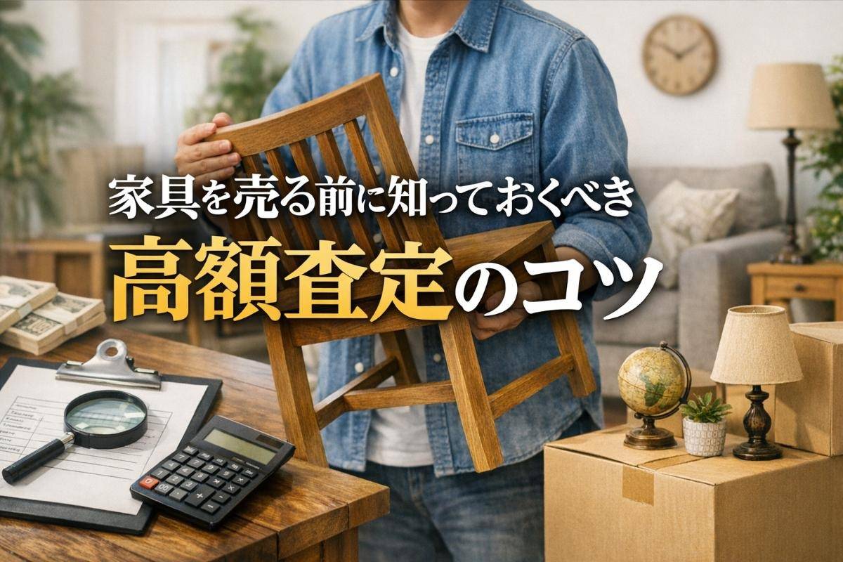 家具を売る前に知っておくべき高額査定のコツ【出張無料・大型対応も解説】