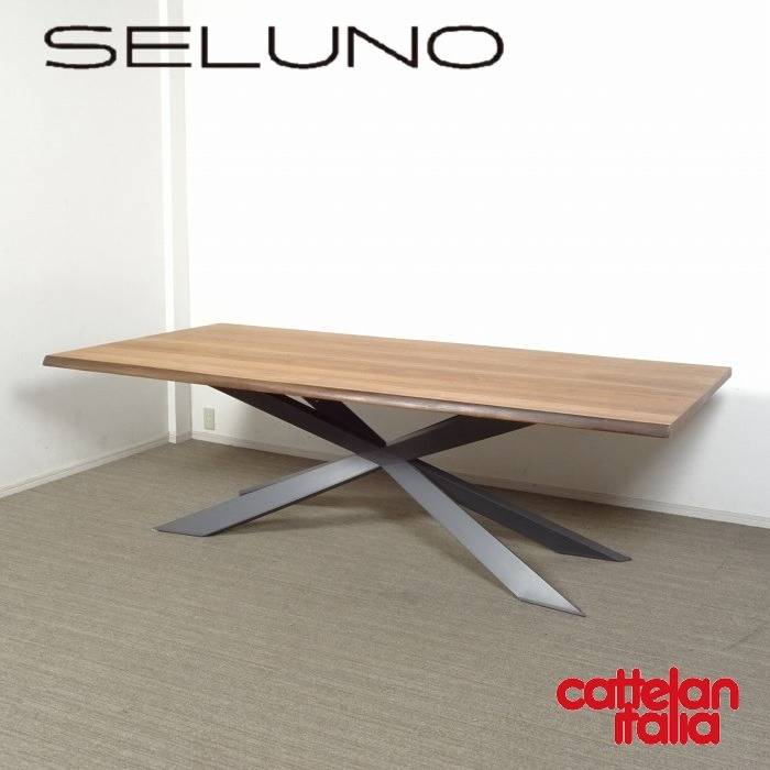 cattelan italia カッテラン イタリア Spyder Wood スパイダー ウッド ダイニングテーブル 2400×1200 ウォールナット材天板 入荷しました!!
