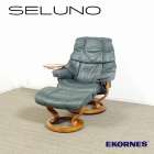 EKORNES エコーネス Stressless ストレスレス レノ (M) リクライニングチェア スウィングテーブル付き 本革 入荷しました！！