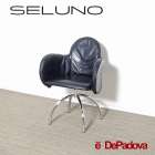 DePadova デパドヴァ Cassina ixc.取扱い INCISA インチーザ 回転チェア 黒本革 入荷しました！！