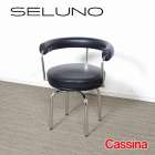Cassina カッシーナ LC7 スウィベル チェア X黒本革 入荷しました！！